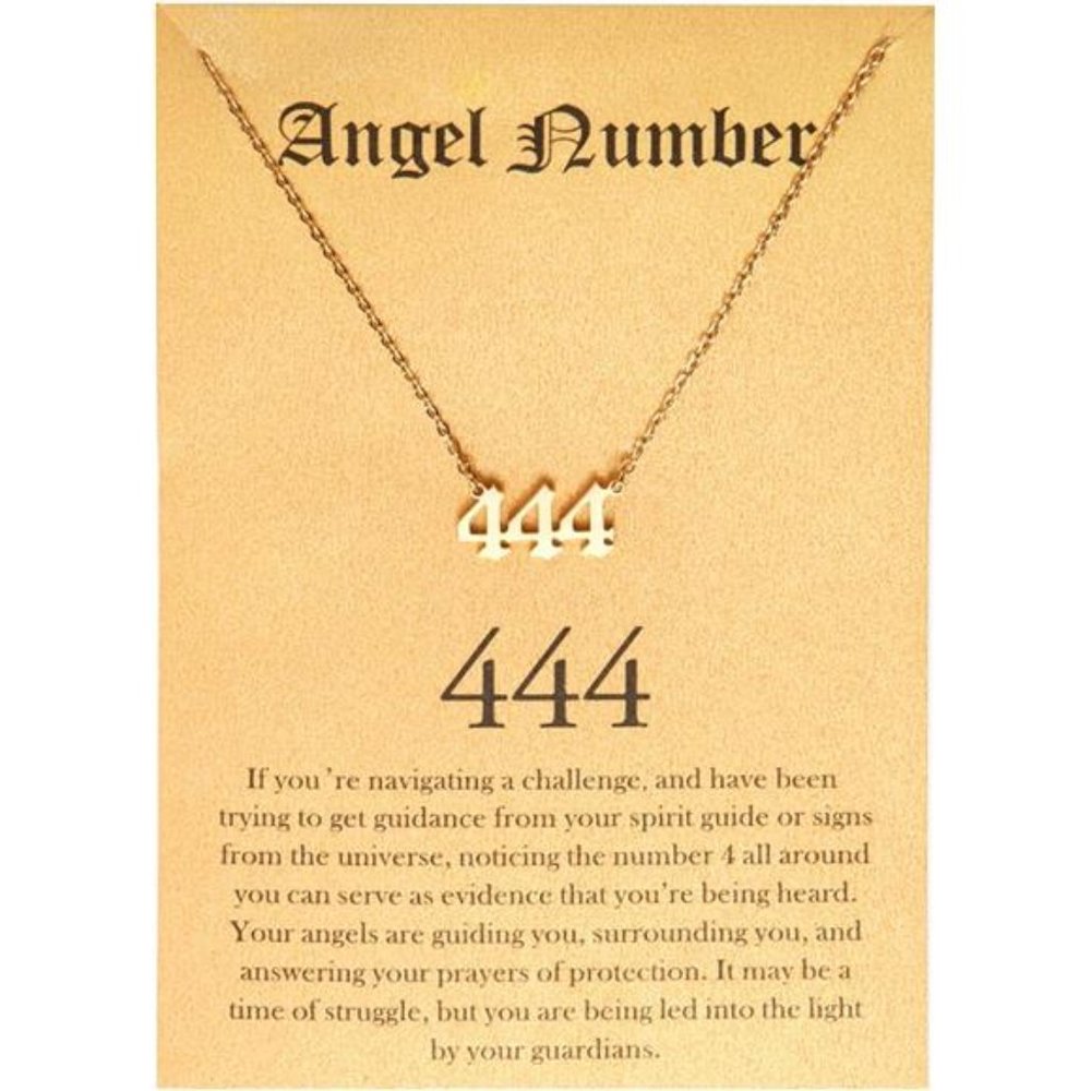 Angel Number Choker Necklace Numerology Jewelry for Women